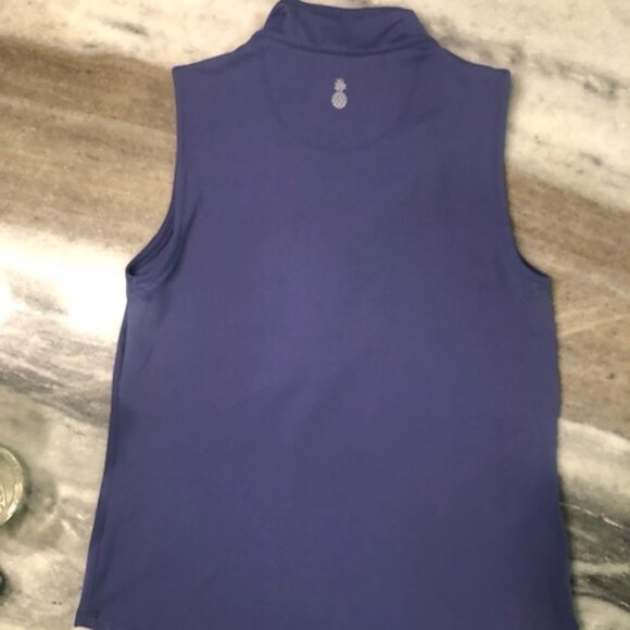 Tommy Bahama Island Zone Zip Activewear Sports Top Shirt Purple Size XS/TP - Picture 7 of 8